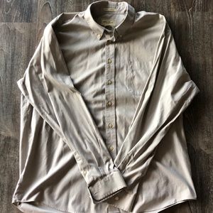 Striped Eddie Bauer long sleeve wrinkle resistant